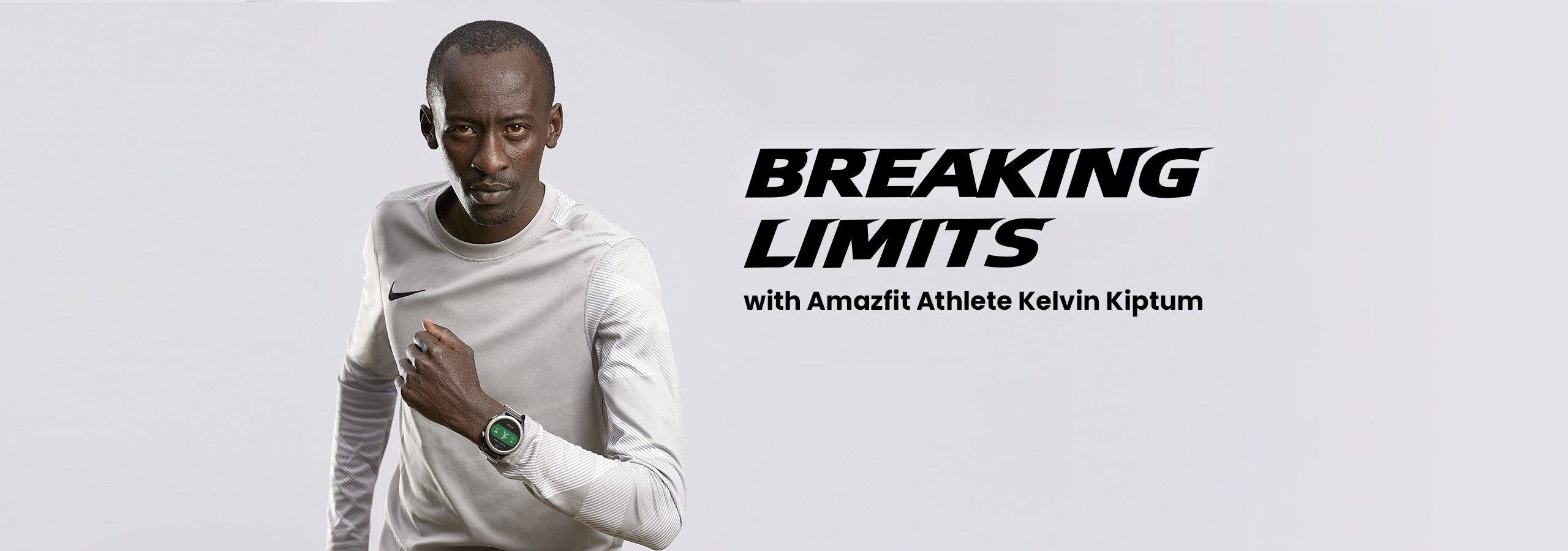 KELVIN KIPTUM PŘEKONÁVÁ LIMITY SPOLEČNĚ SE ZNAČKOU AMAZFIT